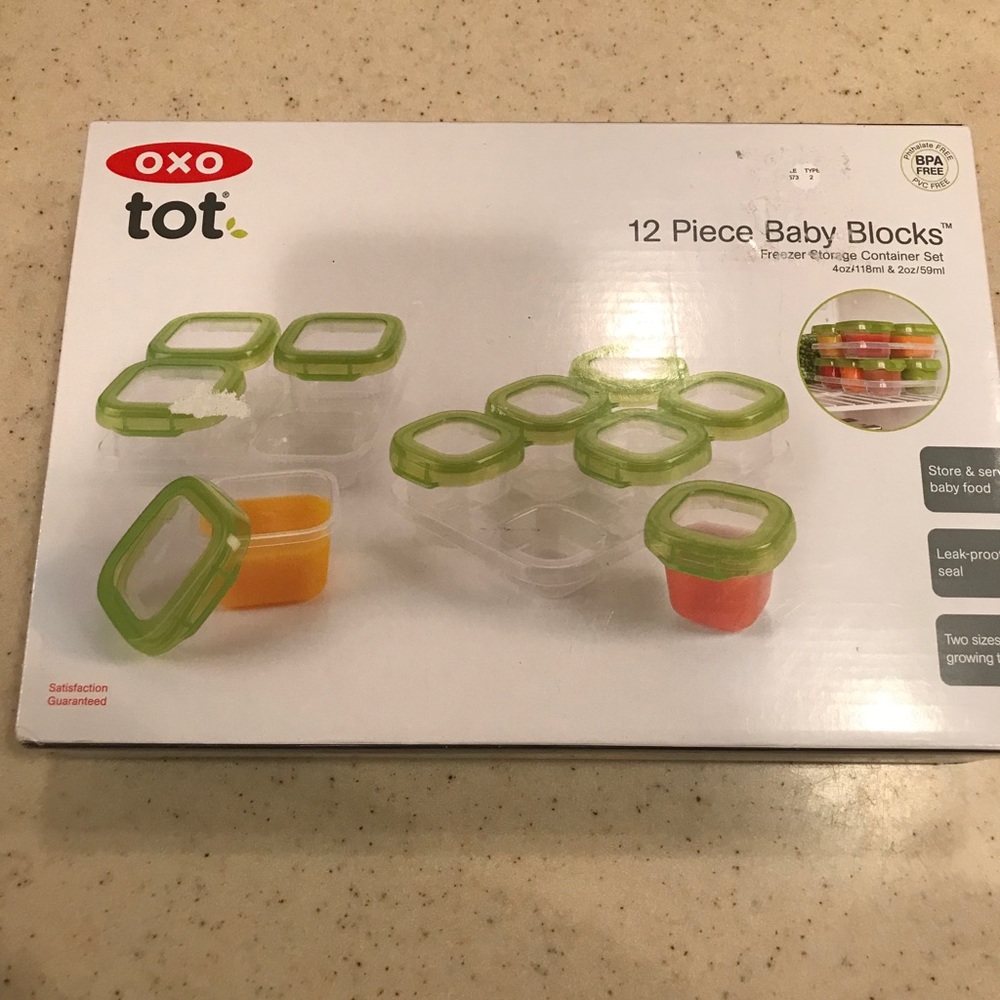 Brand New Baby Oxo Tot Containers